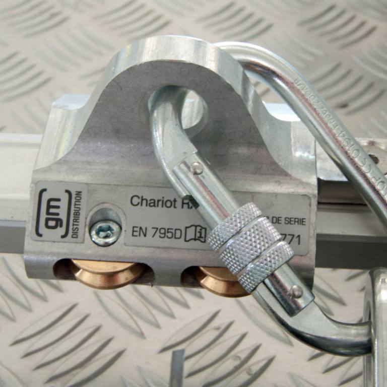 Línea a rail línea de vida